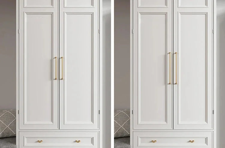 Sculpted Warm Brass Door Handle