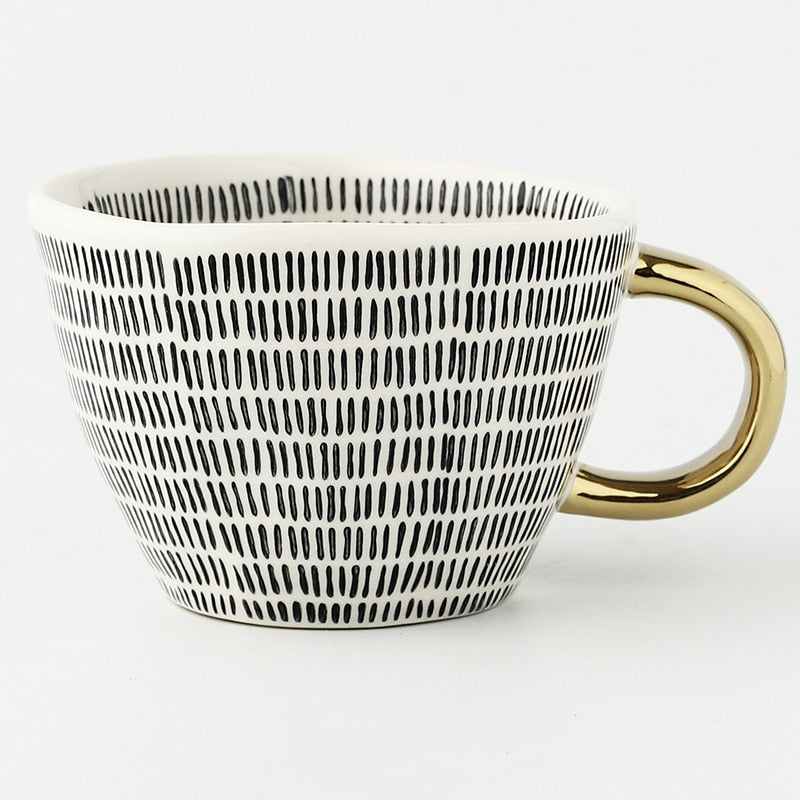 Artisan Glazed Ceramic Mug collection variety