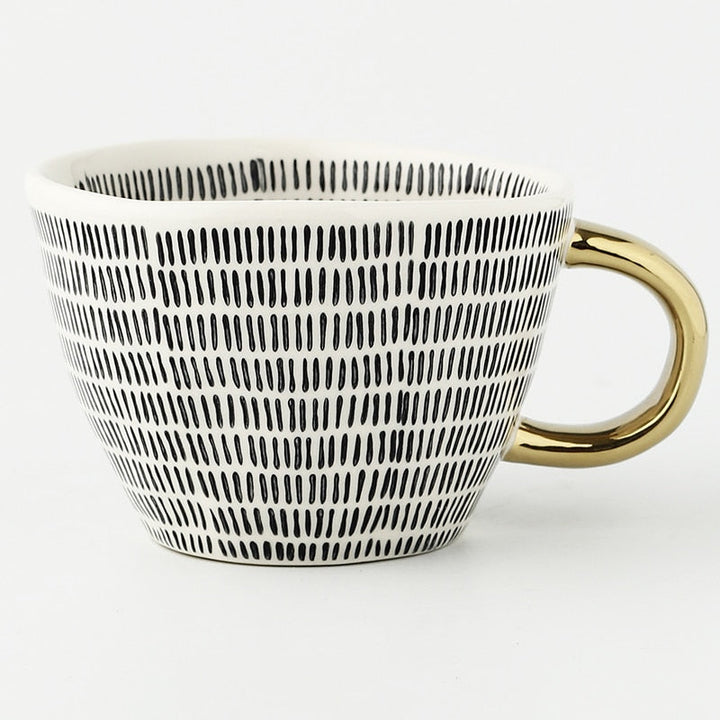 Artisan Glazed Ceramic Mug collection variety