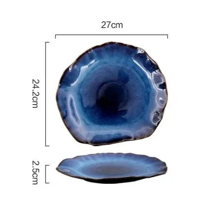 Hand-Glazed 4-Piece China Set