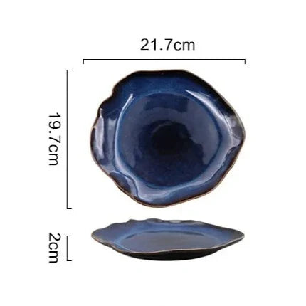 Hand-Glazed 4-Piece China Set
