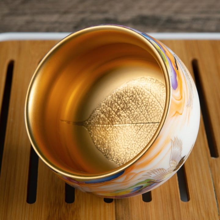 Handcrafted Mutton Fat Jade Tea Cup 2