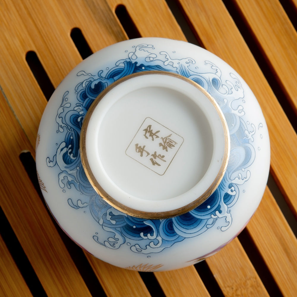 Handcrafted Mutton Fat Jade Tea Cup 5