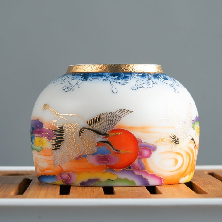 Handcrafted Mutton Fat Jade Tea Cup 6