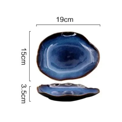 Hand-Glazed 4-Piece China Set