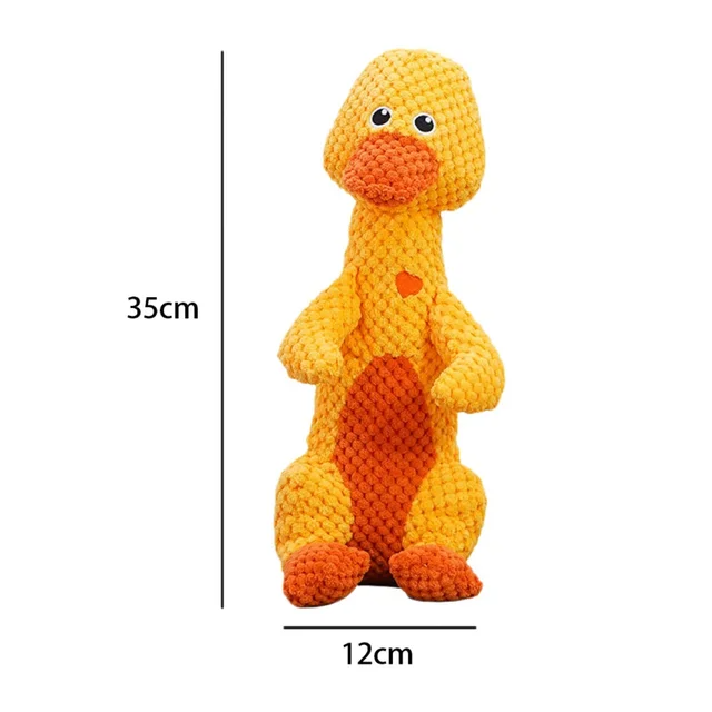 Velvet Plush Squeaker Chew Toy