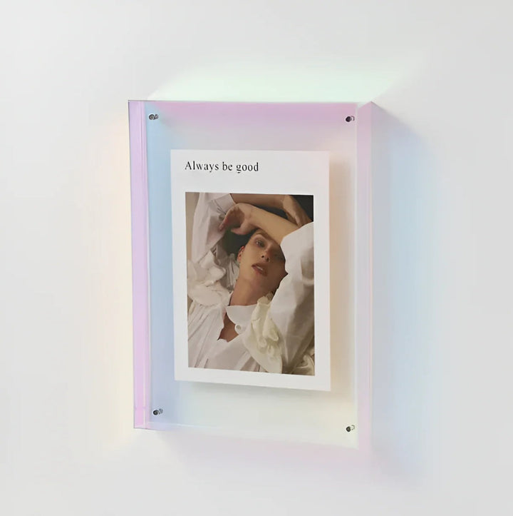 Minimalist Clear Acrylic Photo Frame