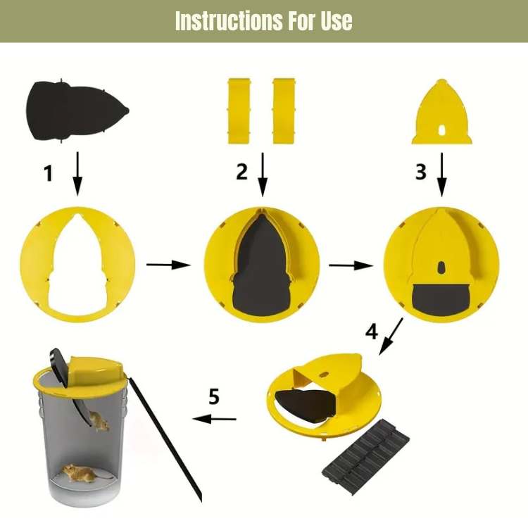 Humane Plastic Mouse Trap 1