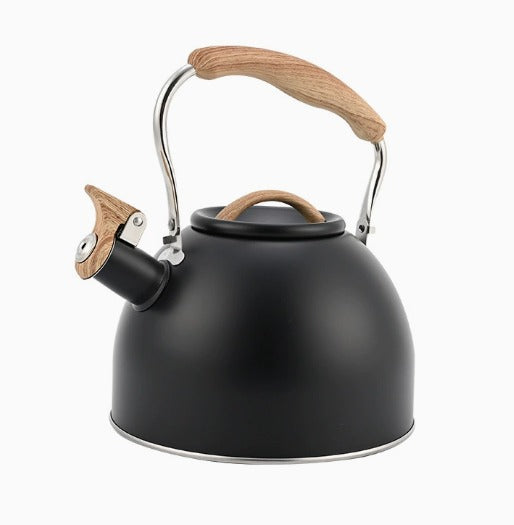 Premium Stainless Steel Whistling Kettle, 3 Liter, Induction & Gas Stovetop