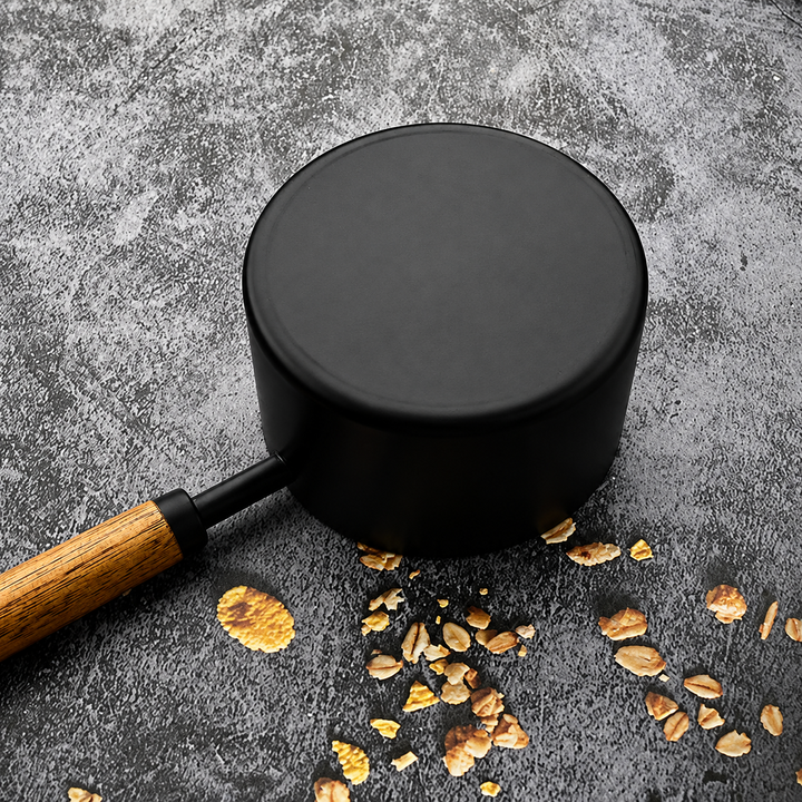 Black Wood-Handle Measuring Set kitchen counter lifestyle