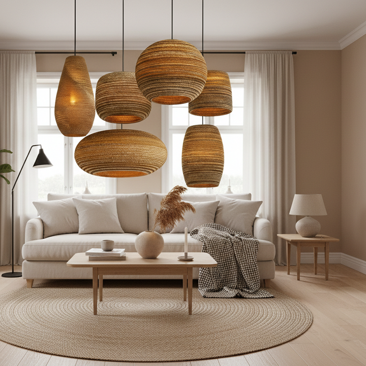 Japandi Pendant Light Fixture 3