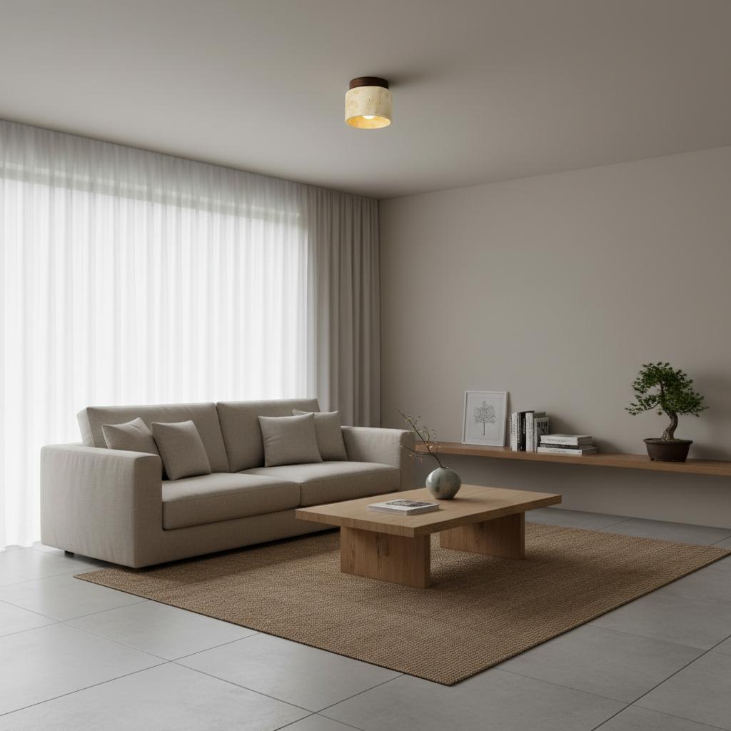 Japanese Ceiling Light Fixture 2