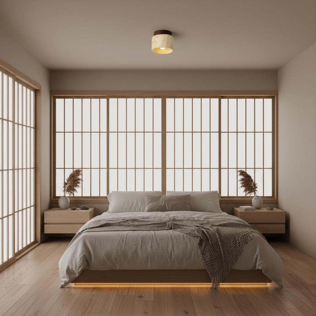 Japanese Ceiling Light Fixture 3