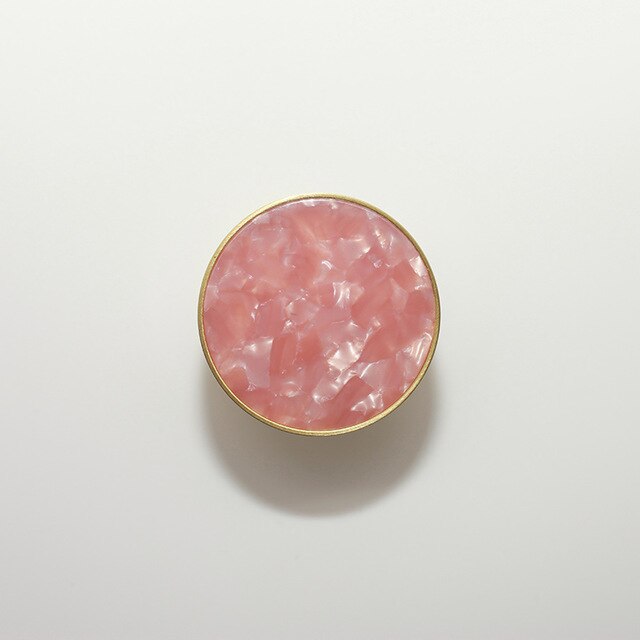 Marbled Resin Cabinet Knobs