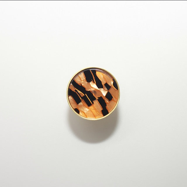 Marbled Resin Cabinet Knobs