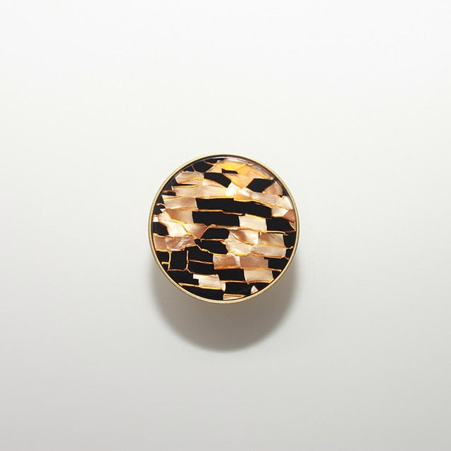 Marbled Resin Cabinet Knobs