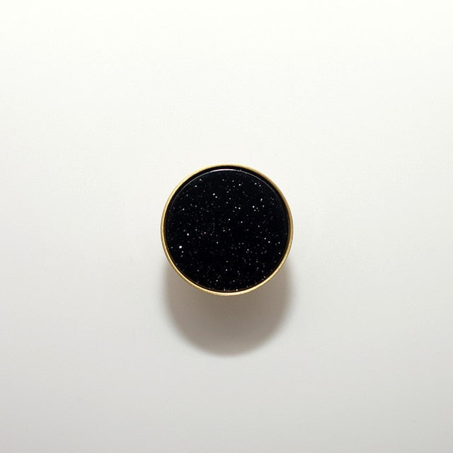 Marbled Resin Cabinet Knobs