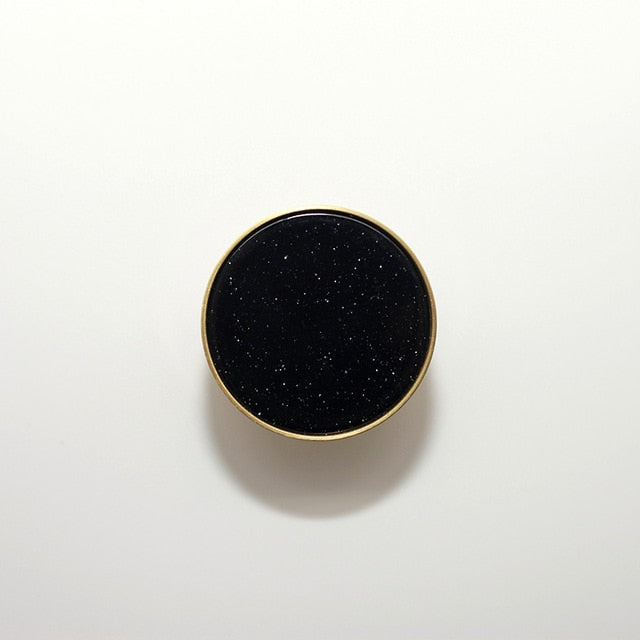Marbled Resin Cabinet Knobs
