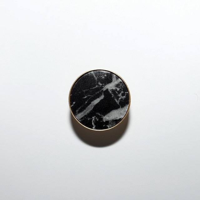 Marbled Resin Cabinet Knobs
