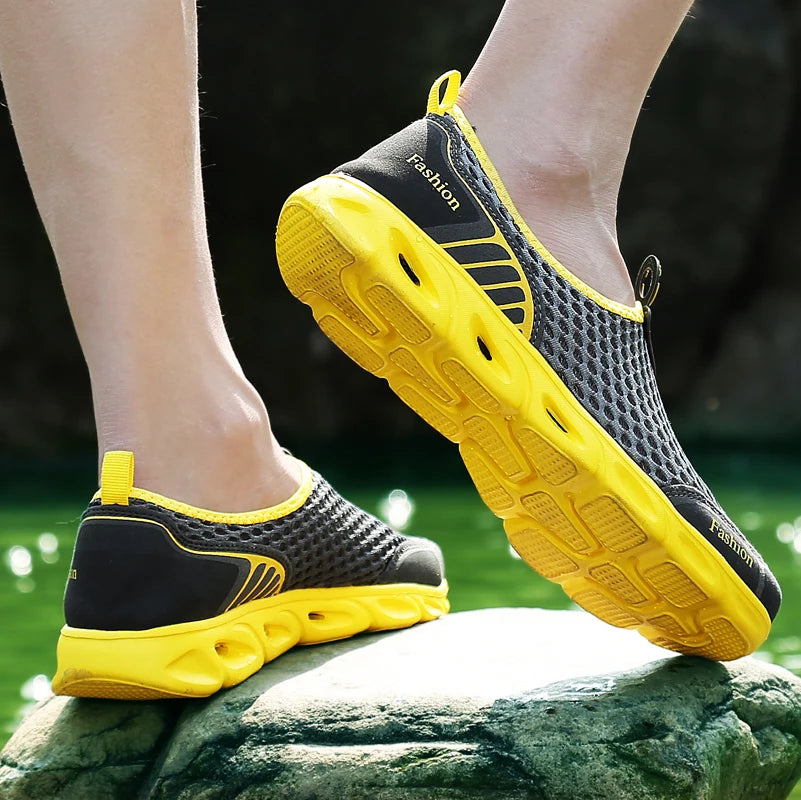 Lightweight Aqua Sneakers 5