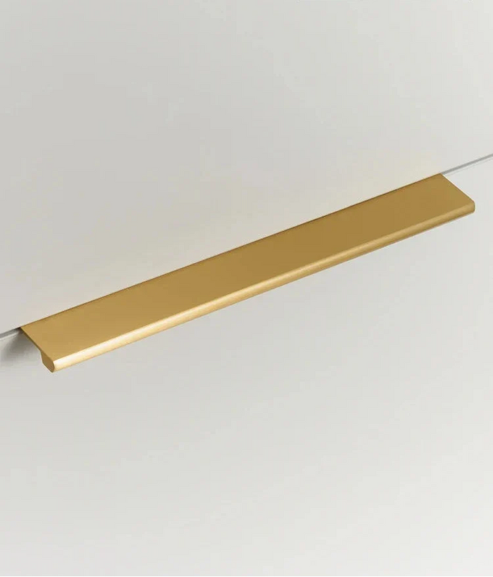 Brushed Brass Edge Cabinet Pull