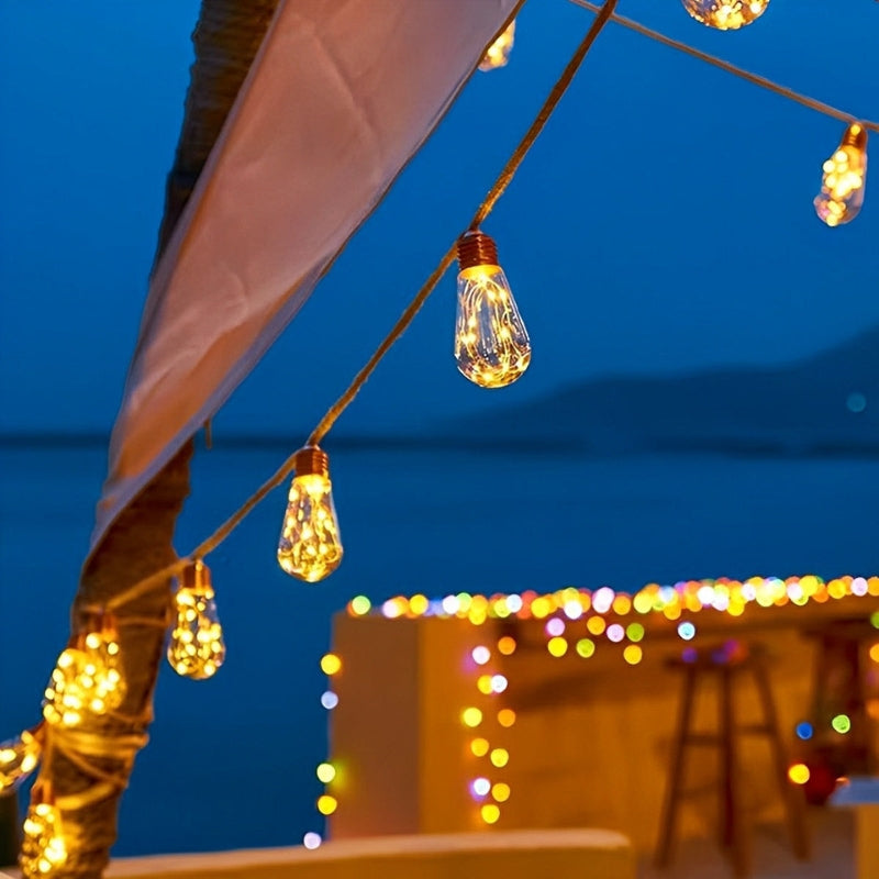 Solar Filament String Lights lifestyle