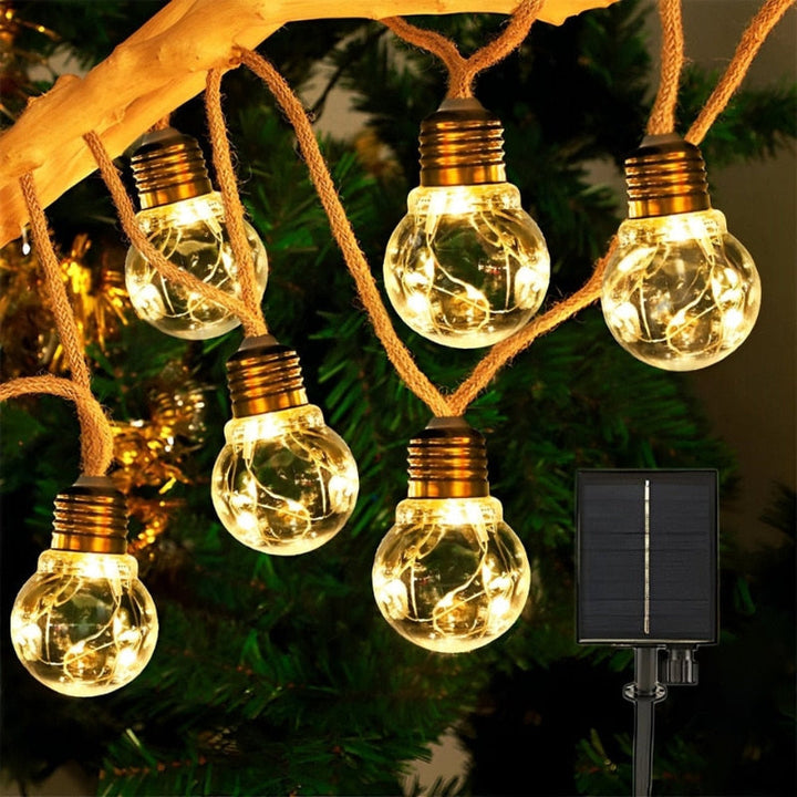 Solar Filament String Lights lifestyle
