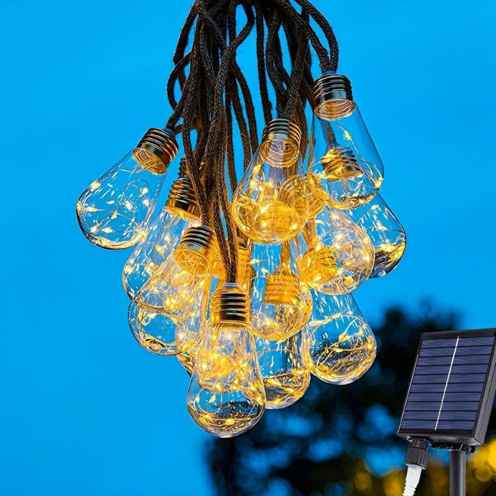 Solar Filament String Lights detail view