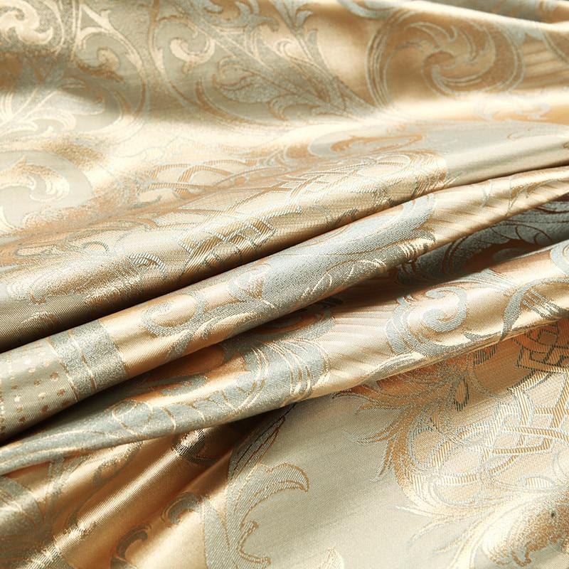 Gold Glamour Microfibre Duvet Set