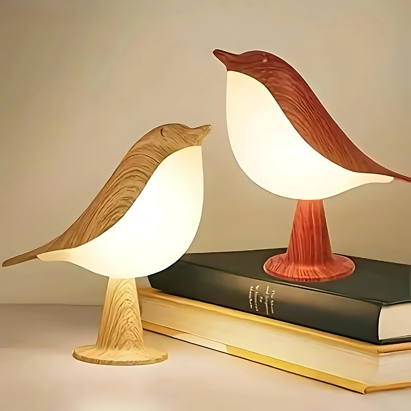 Relaxing Bird LED Lamp: One-Touch Color Changing, Portable Aroma Diffuser