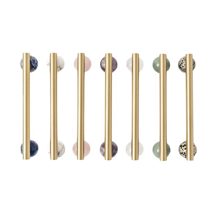 Marble Brass Cabinet Knob 2