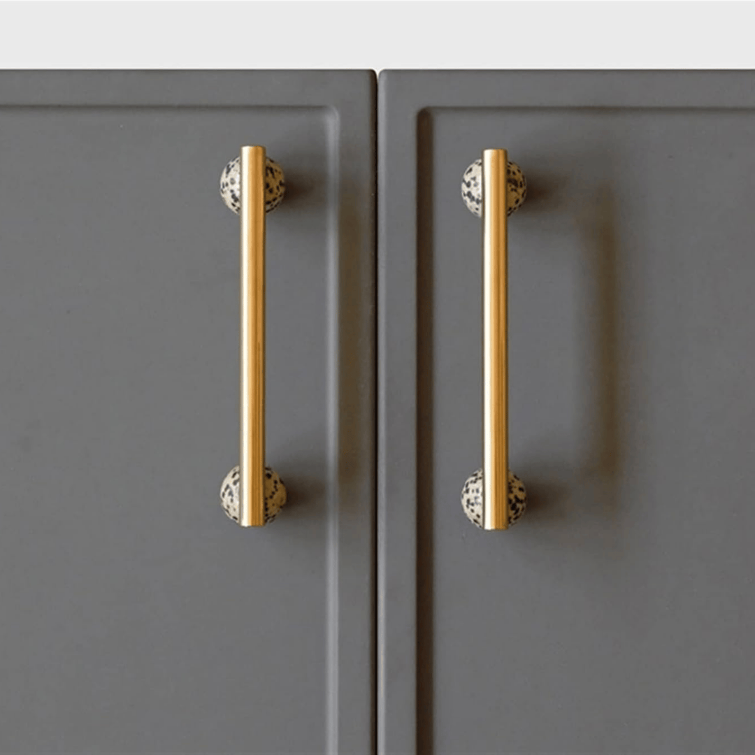 Marble Brass Cabinet Knob 3
