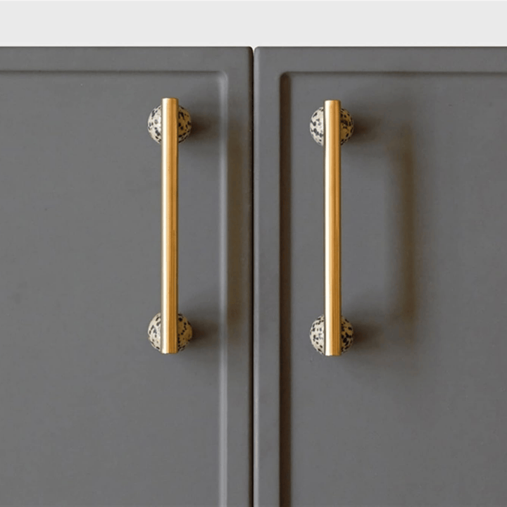Marble Brass Cabinet Knob 3
