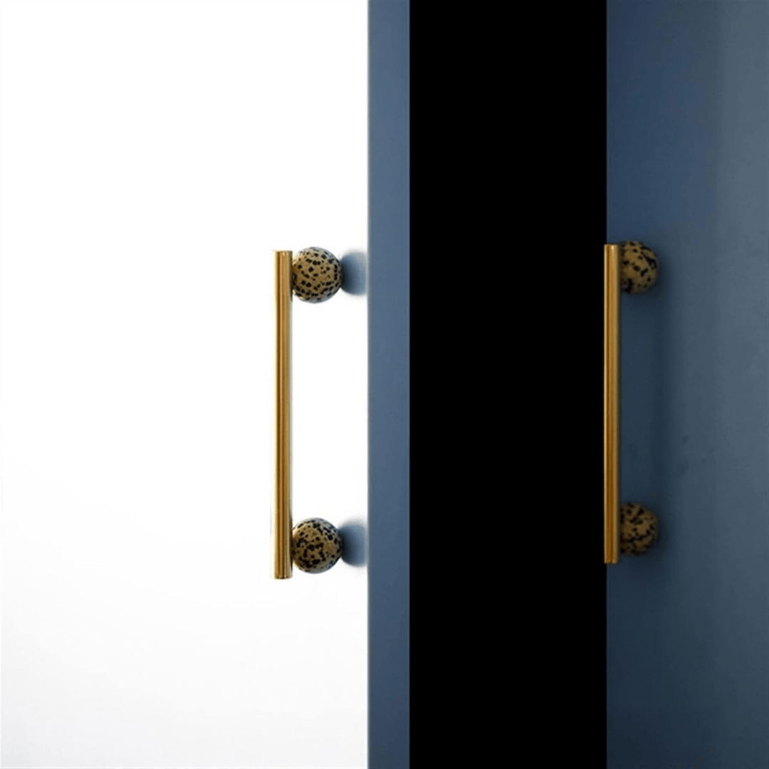 Marble Brass Cabinet Knob 4