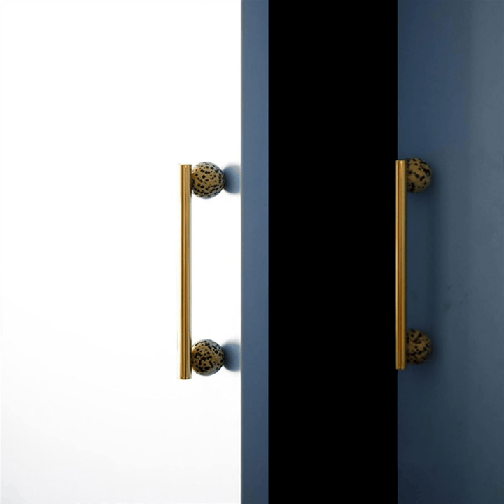 Marble Brass Cabinet Knob 4