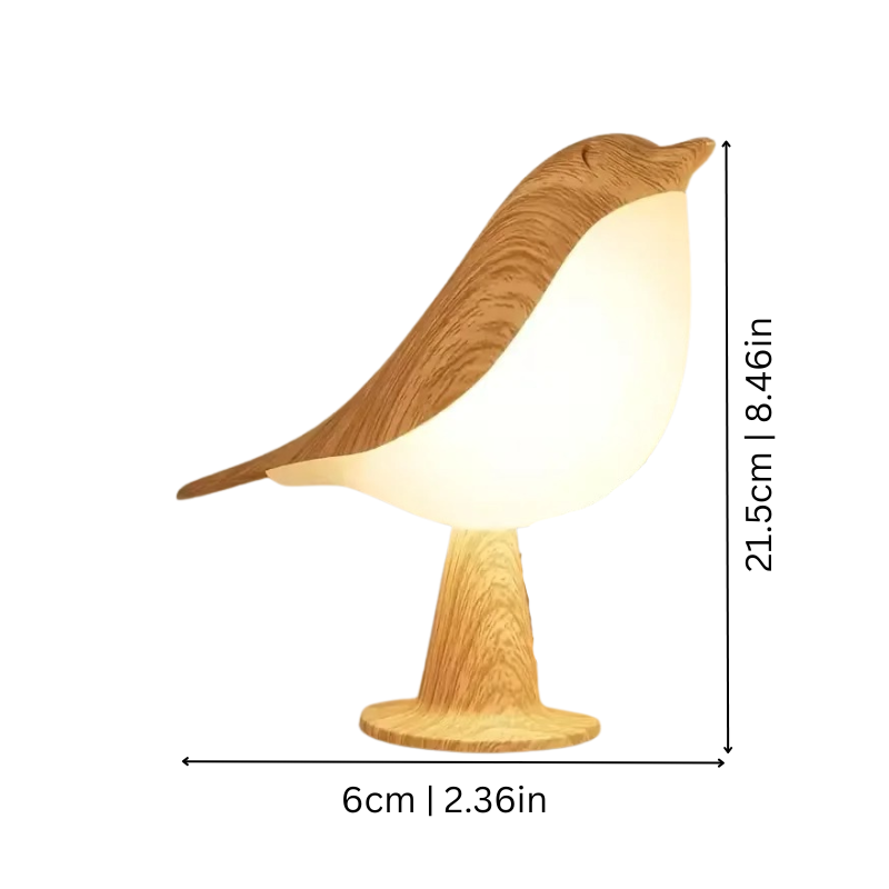 Relaxing Bird LED Lamp: One-Touch Color Changing, Portable Aroma Diffuser