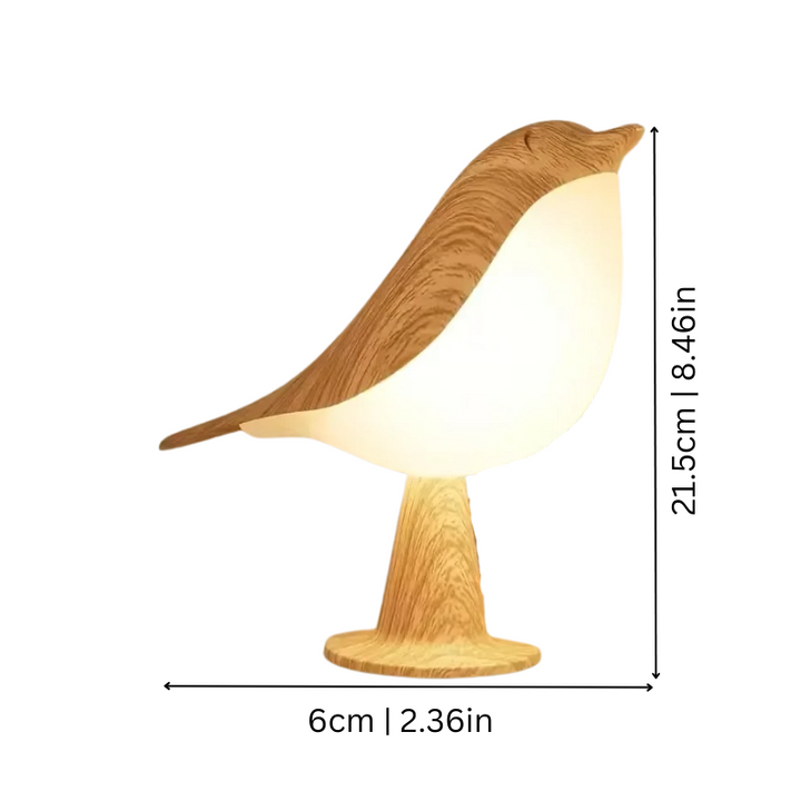 Relaxing Bird LED Lamp: One-Touch Color Changing, Portable Aroma Diffuser
