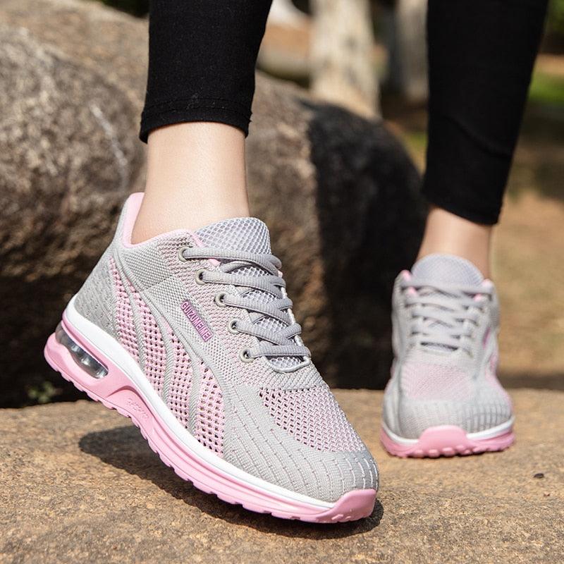 Mesh Platform Running Shoes 5