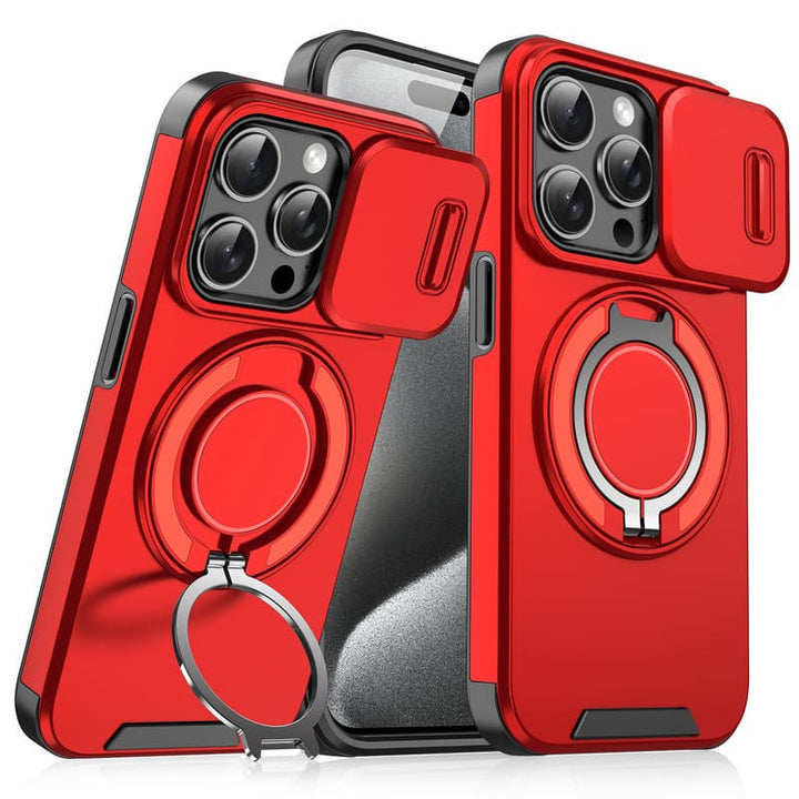 Magnetic Kickstand Case kickstand ring deployed
