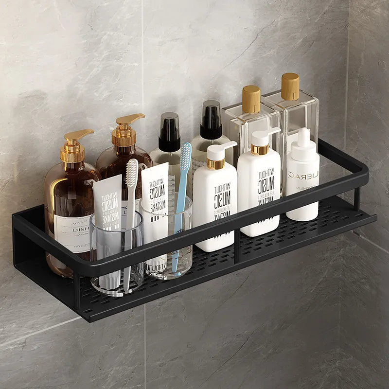 Minimal Black Shower Caddy 0