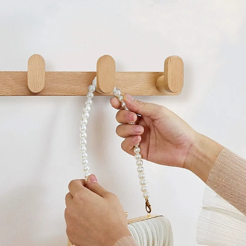 Minimalist Beech Coat Hooks for Wall 4