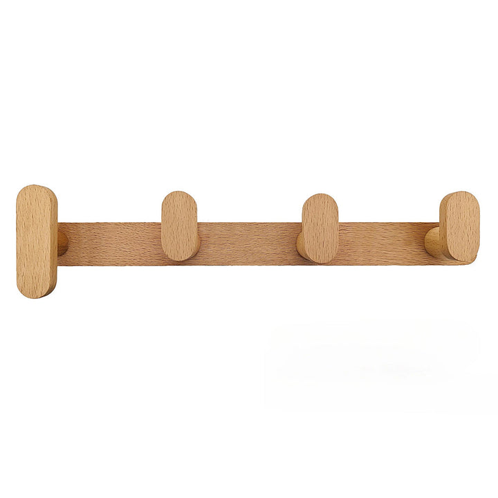 Minimalist Beech Coat Hooks for Wall 6
