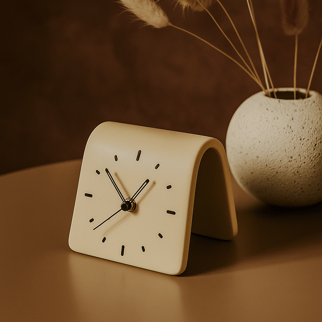 Minimalist Ceramic Desk Clock 0