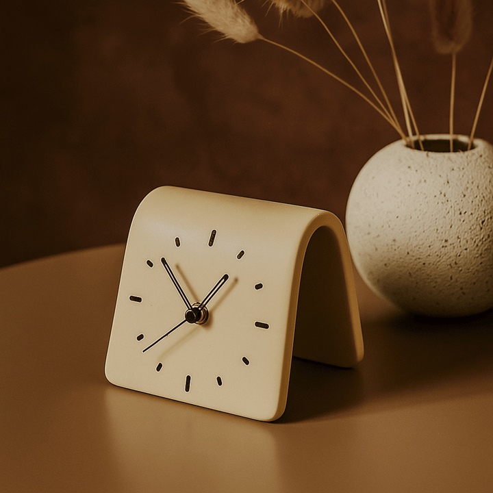 Minimalist Ceramic Desk Clock 0