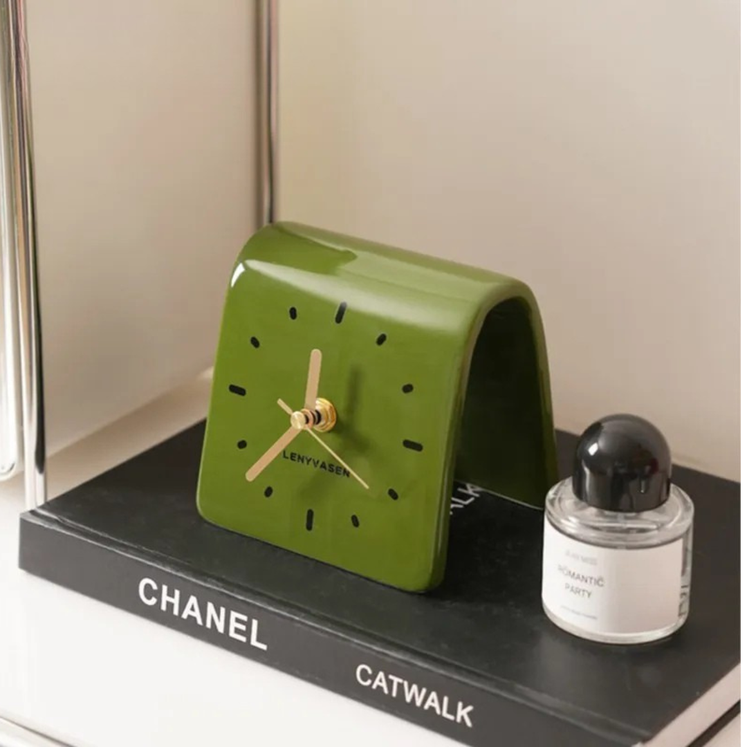Minimalist Ceramic Desk Clock 2