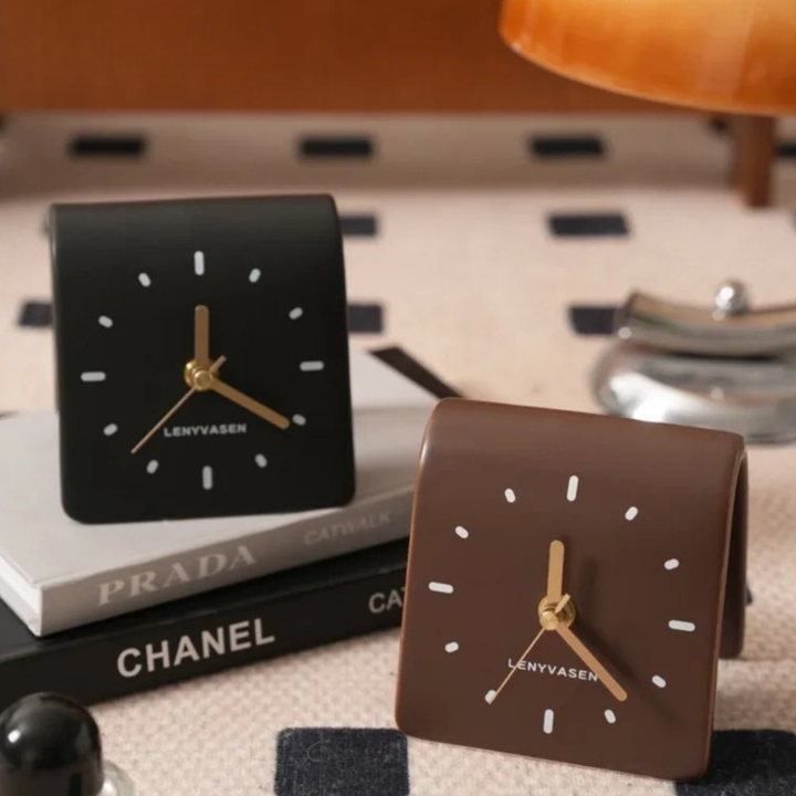 Minimalist Ceramic Desk Clock 3