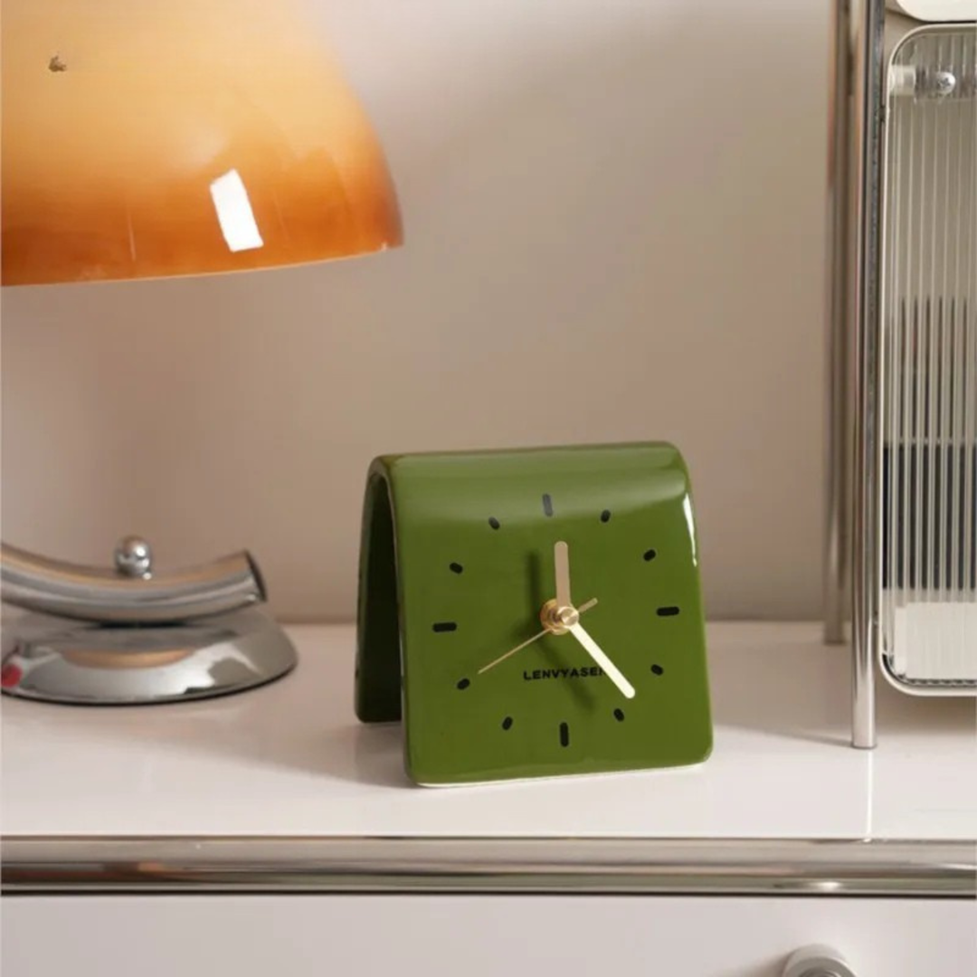Minimalist Ceramic Desk Clock 6