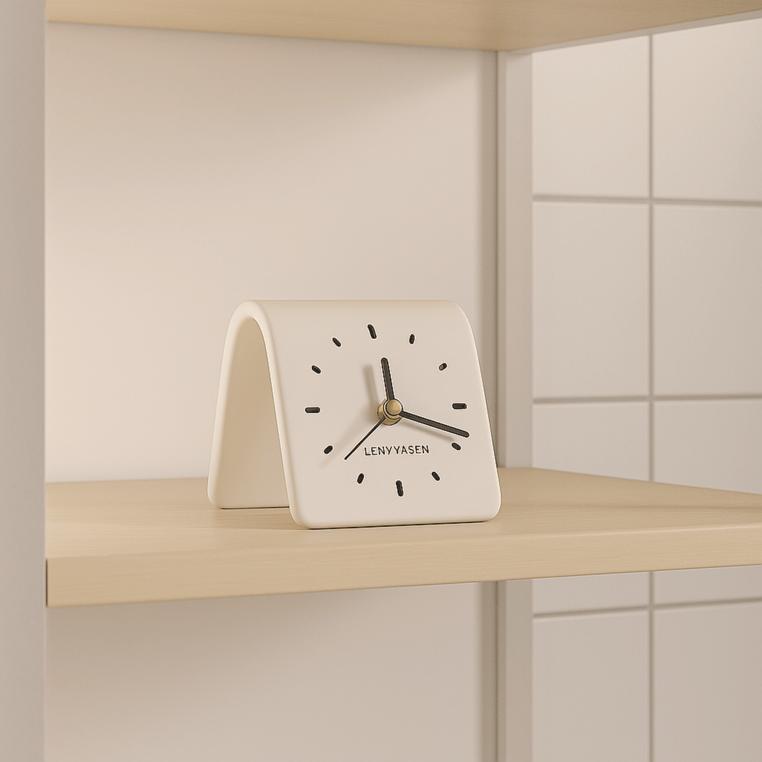 Minimalist Ceramic Desk Clock 9