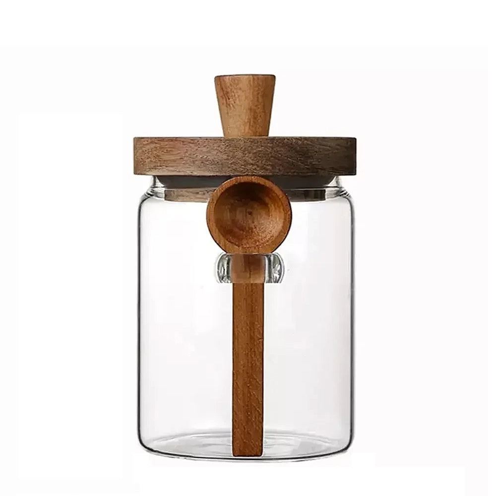 Minimalist Glass Storage Jars with Lids 6