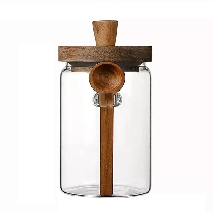 Minimalist Glass Storage Jars with Lids 7